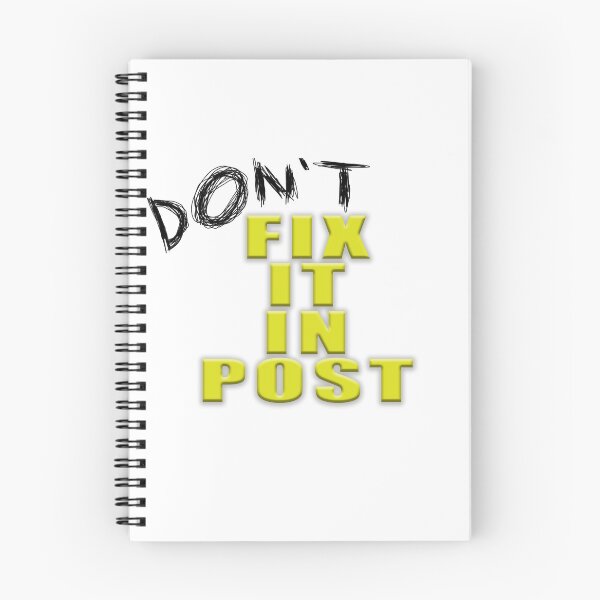 Item preview, (DONT) Fix it in Post – Funny Filmmaker & Cinematographer Shirt designed and sold by GeekFuel.