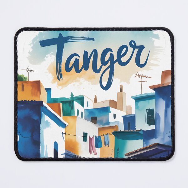 Item preview, Tanger | Tanger Morocco Colorful Medina Alley Art | Vibrant Mediterranean Travel designed and sold by JessArty ⭐⭐⭐⭐⭐.