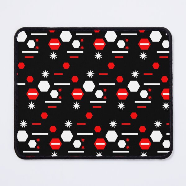 Item preview, Abstract Technical Schematic - [Crimson] Vector Circuitry and Geometric HUD Pattern designed and sold by The Nomadic Designs.