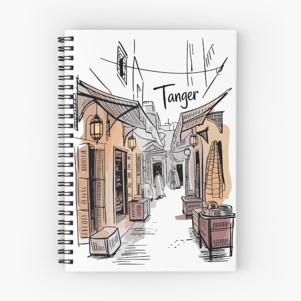 Item preview, Tanger | Tanger Morocco Architectural Ink Sketch | Medina Heritage Art  designed and sold by JessArty ⭐⭐⭐⭐⭐.