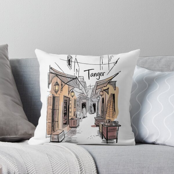 Item preview, Tanger | Tanger Morocco Architectural Ink Sketch | Medina Heritage Art  designed and sold by JessArty ⭐⭐⭐⭐⭐.