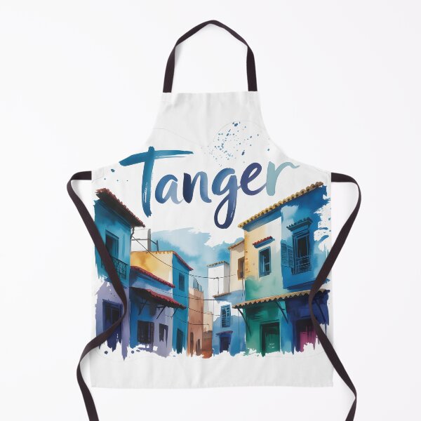 Item preview, Tanger | Tanger Morocco Modern Watercolor Splash Art | Blue Medina Travel designed and sold by JessArty ⭐⭐⭐⭐⭐.