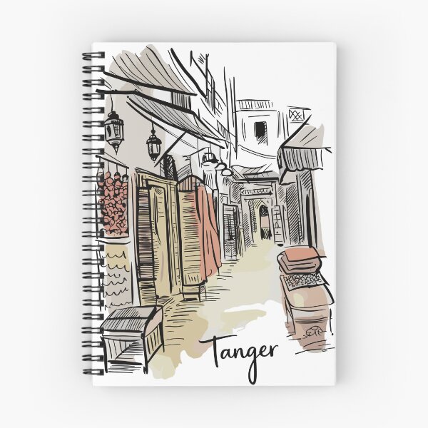 Artikelvorschau, Tanger | Sepia-Skizzenkunst aus Tanger, Marokko | Historische Medina-Straße entworfen und verkauft von JessArty ⭐⭐⭐⭐⭐.