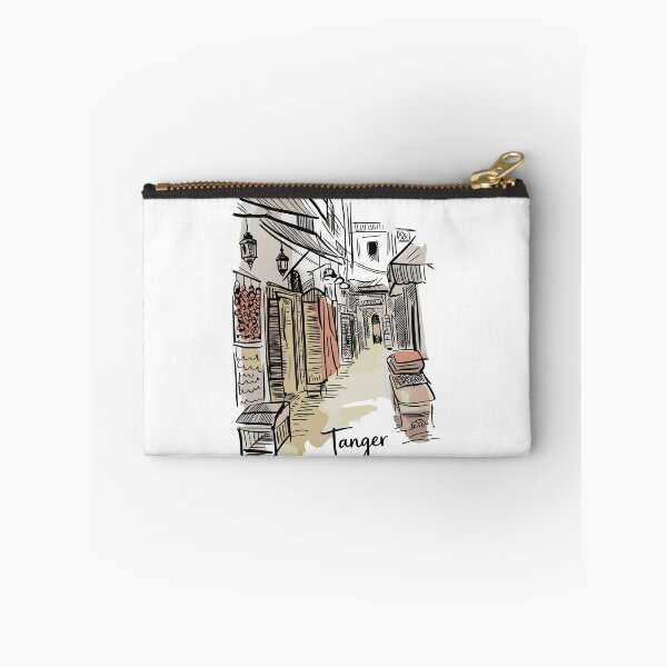 Aperçu de l'œuvre Tanger | Croquis sépia à Tanger, Maroc | Rue de la Médina vintage créée et vendue par JessArty ⭐⭐⭐⭐⭐.
