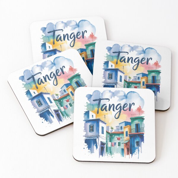 Item preview, Tanger | Tanger Morocco Travel Art | Blue Medina Coastal designed and sold by JessArty ⭐⭐⭐⭐⭐.