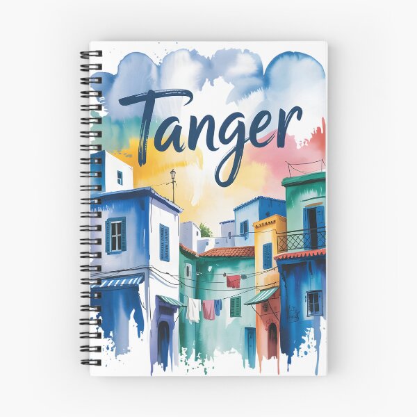 Item preview, Tanger | Tanger Morocco Travel Art | Blue Medina Coastal designed and sold by JessArty ⭐⭐⭐⭐⭐.