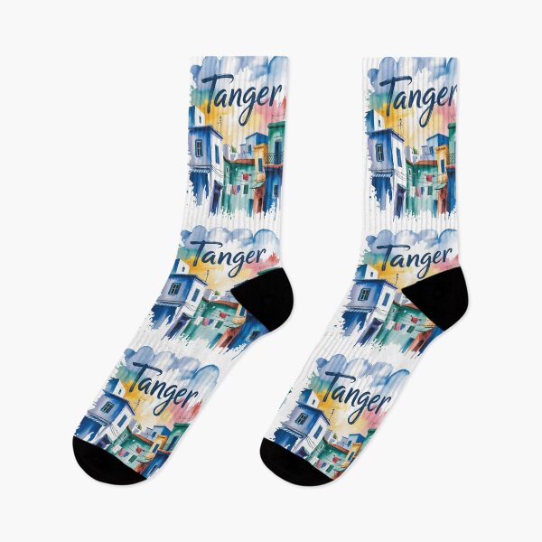 Item preview, Tanger | Tanger Morocco Travel Art | Blue Medina Coastal designed and sold by JessArty ⭐⭐⭐⭐⭐.