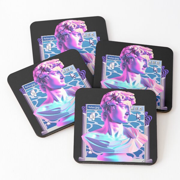 Item preview, Relax.jpg – Vaporwave Digital Bust Aesthetic designed and sold by Italkam.
