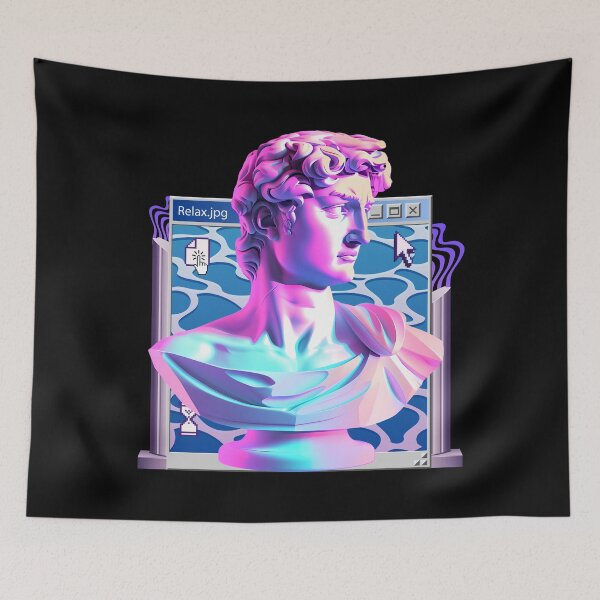 Artikelvorschau, Relax.jpg – Vaporwave Digital Büstenästhetik entworfen und verkauft von Italkam.