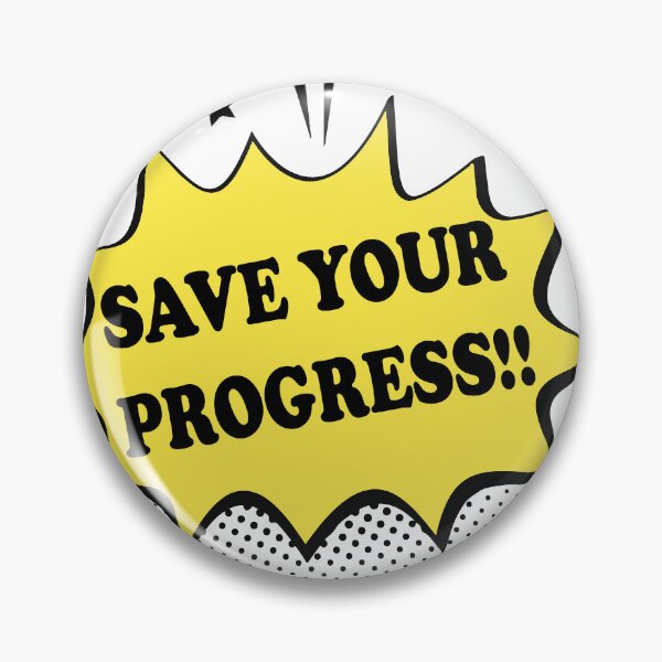 Item preview, Save Your Progress – Retro Gamer Comic Pop Art Design designed and sold by GeekFuel.