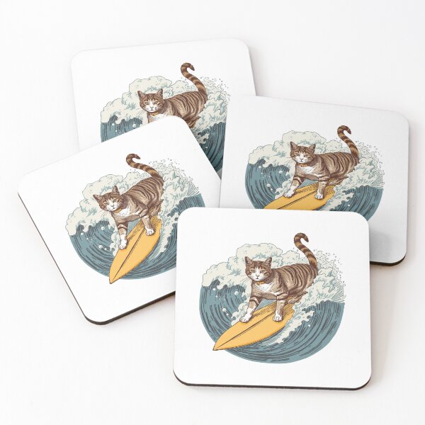Item preview,   Vintage Surfing Cat  designed and sold by SOUFIANE1991.