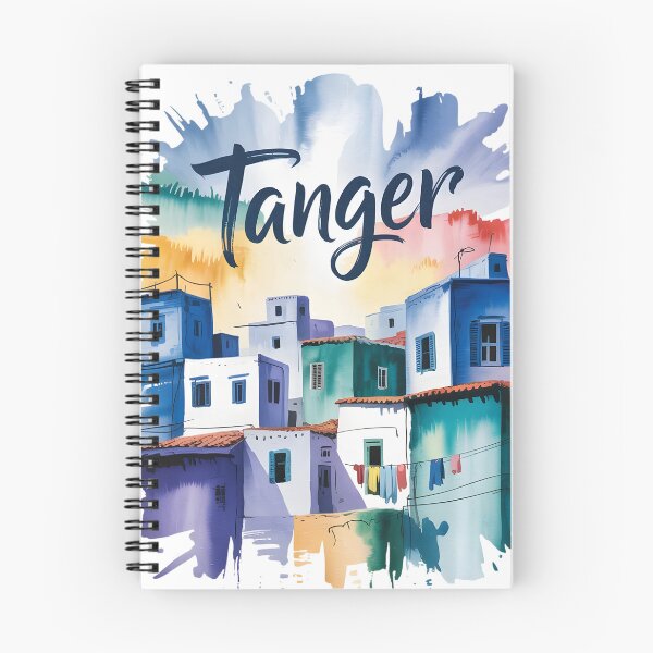 Item preview, Tanger | Tanger Morocco Bright Blue Medina Painting | Mediterranean City Art designed and sold by JessArty ⭐⭐⭐⭐⭐.