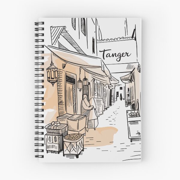 Item preview, Tanger | Tanger Morocco Travel Sketch | Medina Cultural Art designed and sold by JessArty ⭐⭐⭐⭐⭐.