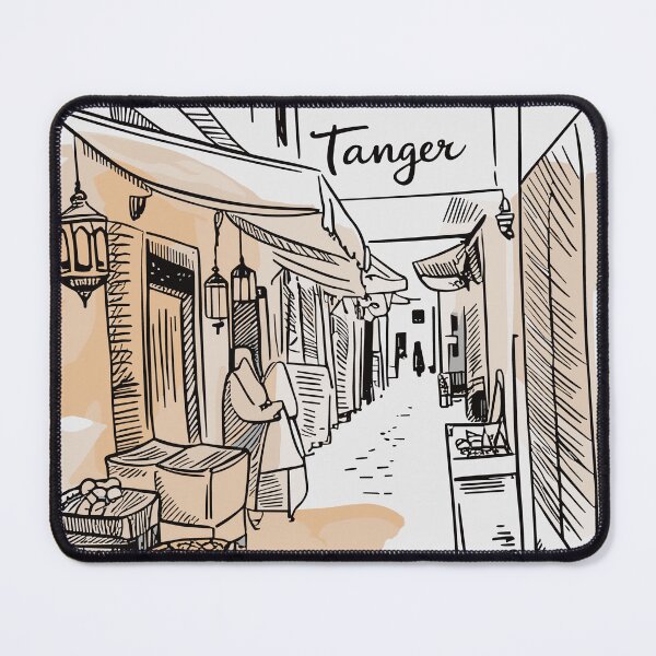 Item preview, Tanger | Tanger Morocco Travel Sketch | Medina Cultural Art designed and sold by JessArty ⭐⭐⭐⭐⭐.
