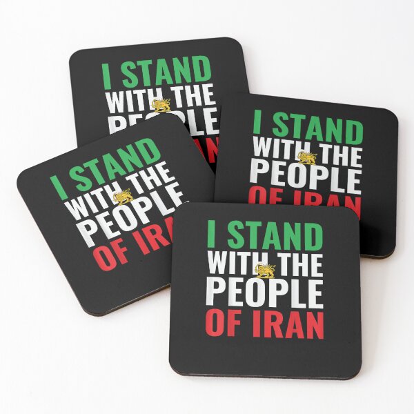 Item preview, I Stand with Iran MIGA Free Iran Freedom Iran Flag designed and sold by ArtFunDib.