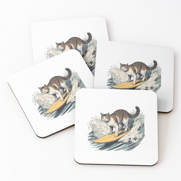 Item preview,  Vintage Surfing Cat  designed and sold by SOUFIANE1991.