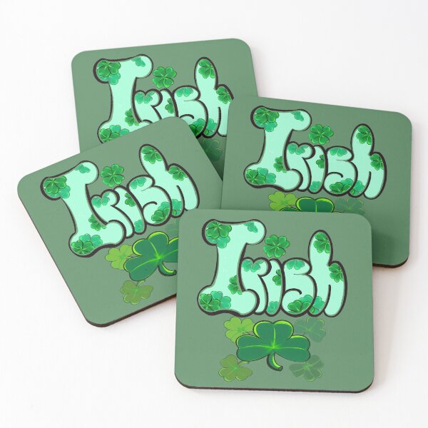 Item preview, Irish Clover pattern Shamrock - green three leaf clover shamrock. Best Irish gifts designed and sold by Artonmytee.