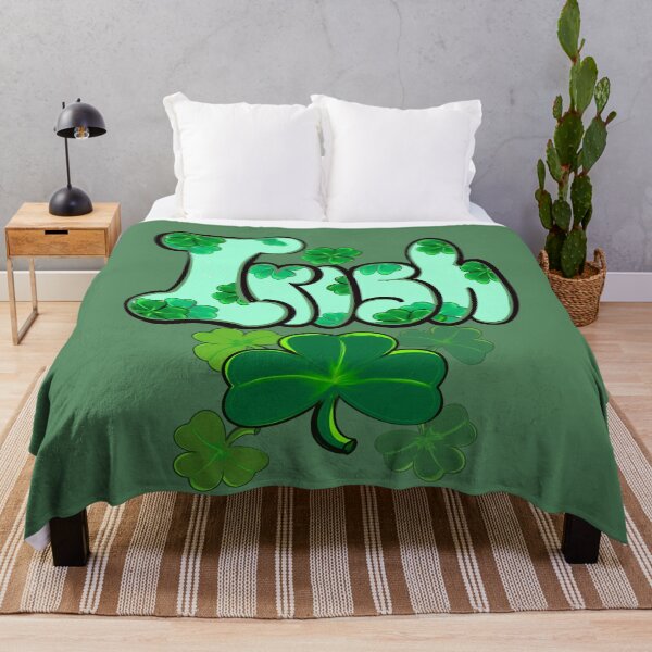 Item preview, Irish Clover pattern Shamrock - green three leaf clover shamrock. Best Irish gifts designed and sold by Artonmytee.