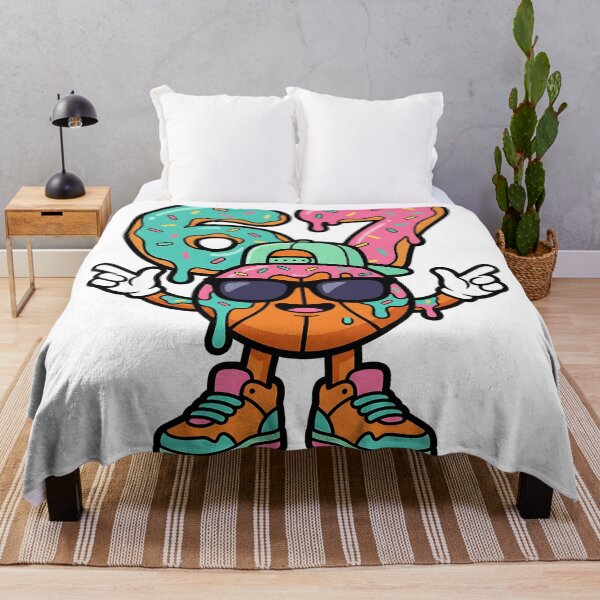 Item preview, Funky Basketball Cartoon With Drip 67 Numbers designed and sold by ArtDesignTp.