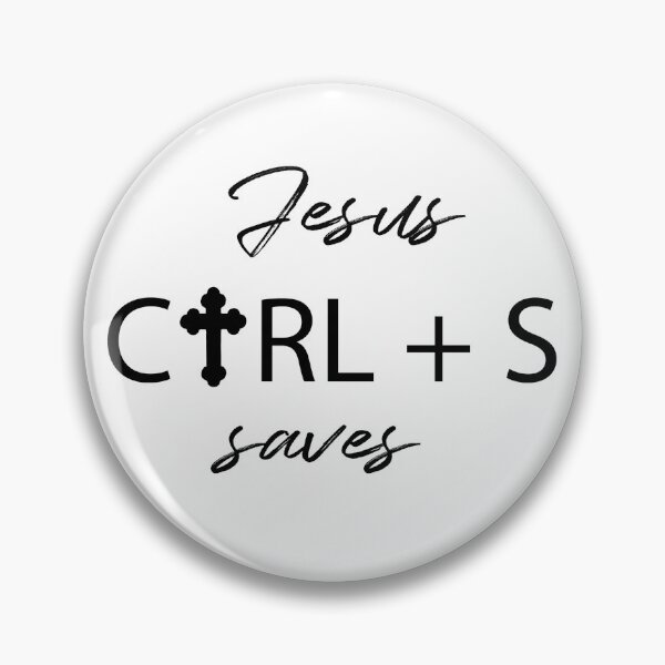 Item preview, Jesus Saves – Christian Tech & Designer Humor Shirt designed and sold by GeekFuel.