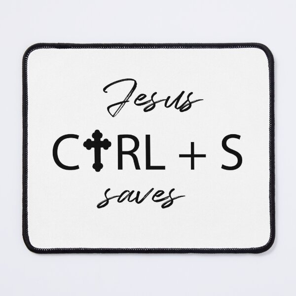 Item preview, Jesus Saves – Christian Tech & Designer Humor Shirt designed and sold by GeekFuel.