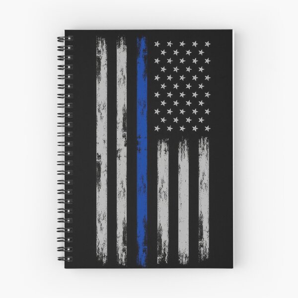 Item preview, American Police Flag - Thin Blue Line designed and sold by SmackBurgers.