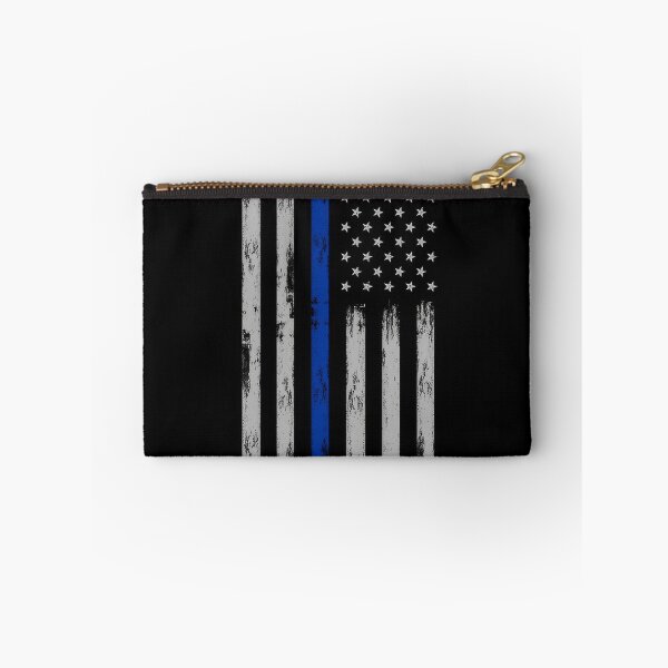 Item preview, American Police Flag - Thin Blue Line designed and sold by SmackBurgers.