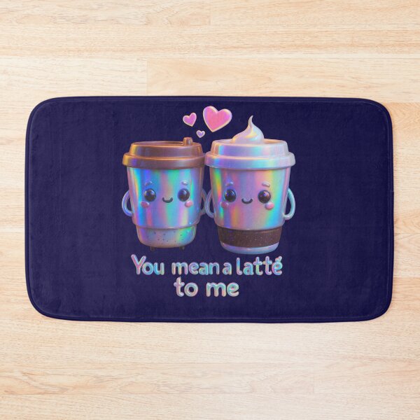 Item preview, You Mean a Latté to Me: Holographic Coffee Duo designed and sold by Nubesss.