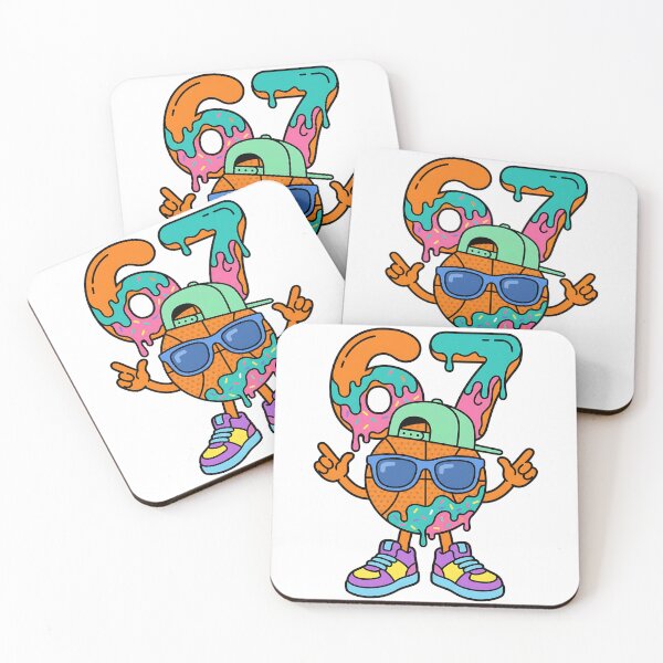 Item preview, Cool Hoops Cartoon With Ice Cream Drip 67 designed and sold by ArtDesignTp.
