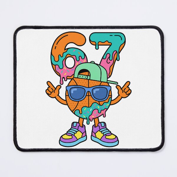 Item preview, Cool Hoops Cartoon With Ice Cream Drip 67 designed and sold by ArtDesignTp.