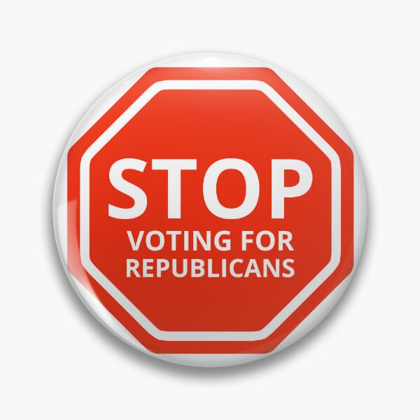 Item preview, Stop voting for Republicans.  designed and sold by Rachel the Artist .