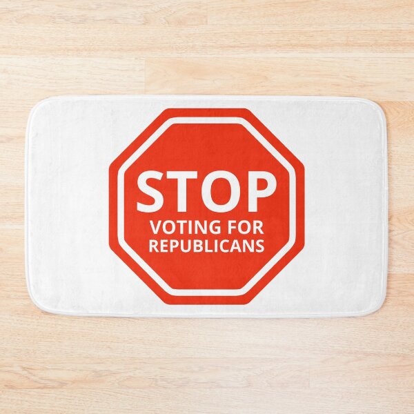 Item preview, Stop voting for Republicans.  designed and sold by Rachel the Artist .