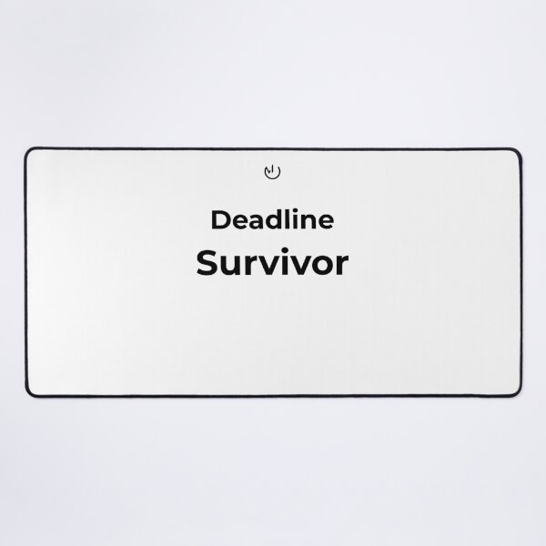 Item preview, Deadline Survivor – Funny Office Humor Minimalist Design designed and sold by mostly_offline.