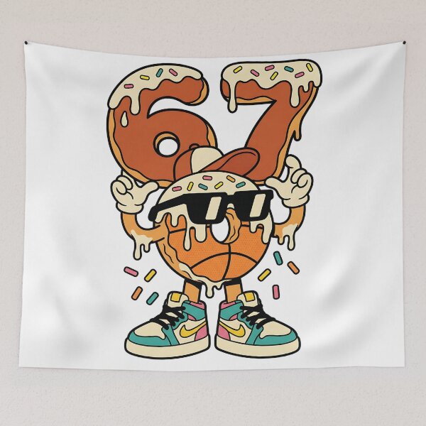 Item preview, Cool Street Basketball Cartoon With Drip 67 designed and sold by ArtDesignTp.