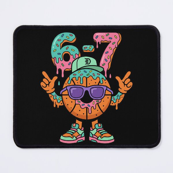 Item preview, Funny Donut Drip Basketball 67 Birthday Design designed and sold by ArtDesignTp.