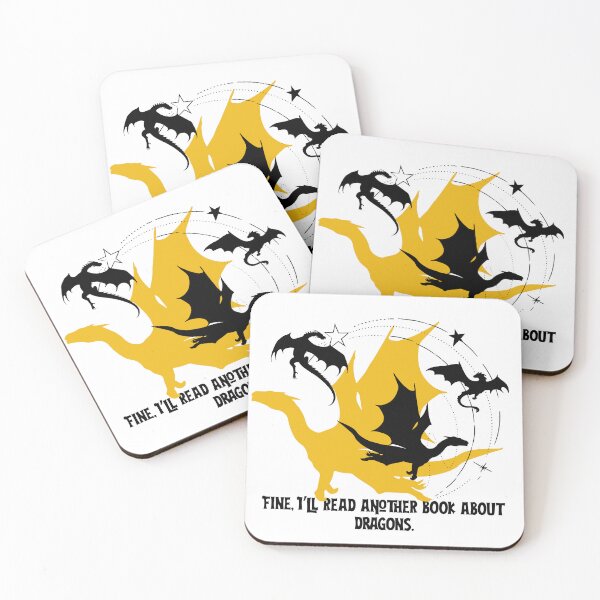 Item preview, Fine, I'll Read Another Book About Dragons designed and sold by Silver Realm Studio.