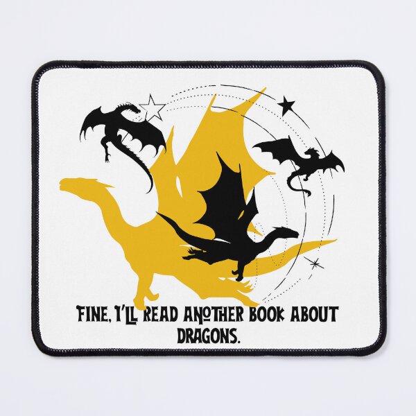 Item preview, Fine, I'll Read Another Book About Dragons designed and sold by Silver Realm Studio.
