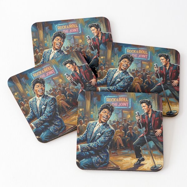 Item preview, The Kings of Rhythm: Elvis Presley & Little Richard designed and sold by Art's Diner.