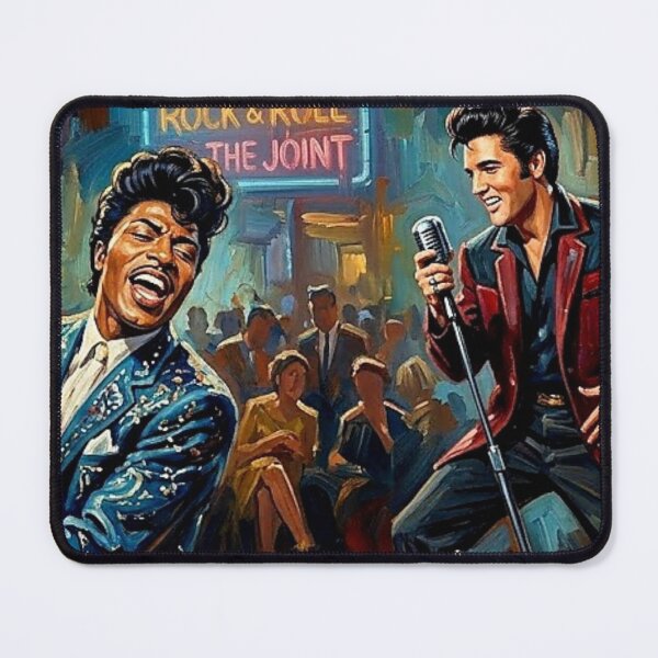 Item preview, The Kings of Rhythm: Elvis Presley & Little Richard designed and sold by Art's Diner.