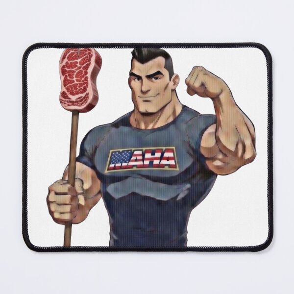 Item preview, MAHA Steak Warrior - Carnivore Hero designed and sold by NoSeedOilLife.