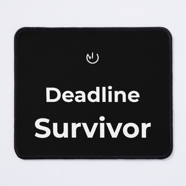 Item preview, Deadline Survivor Funny Work Humor Minimalist Shirt designed and sold by mostly_offline.