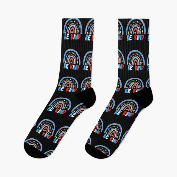 Item preview, Autism Awareness – Be Kind Why Fit In Cat in the Hat Inspired Design designed and sold by ArtFunDib.