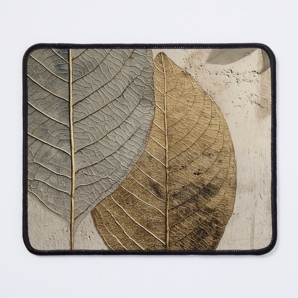 Item preview, Wabi sabi and japandi inspired metallic gold leaves designed and sold by filigreedigital.