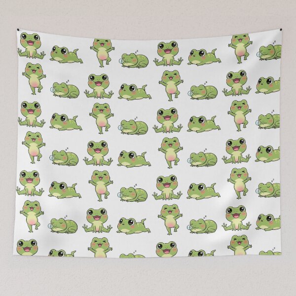 Item preview, Funny Retro Frog- 90s Kawaii Aesthetic designed and sold by Tw1nsAIArt.
