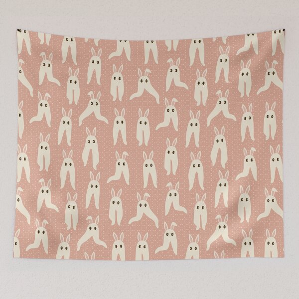 Item preview, Fresno Nightcrawler Easter Bunnies // Apricot Blush designed and sold by Becca Alessi.