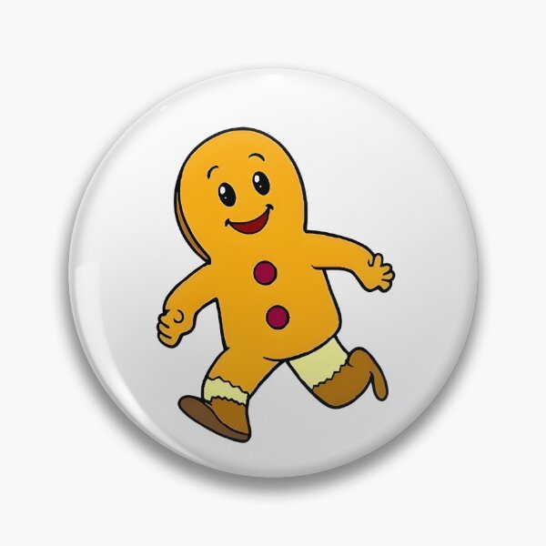 Item preview, Cute Gingerbread Man – Adorable Christmas Cookie Character designed and sold by GeekFuel.
