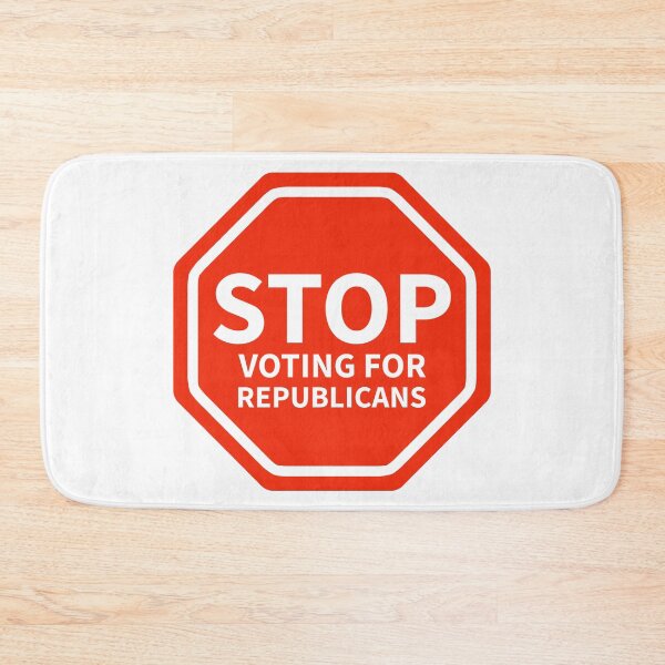 Item preview, Stop voting for Republicans.  designed and sold by Rachel the Artist .