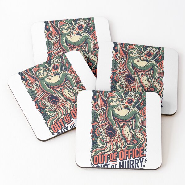 Item preview, Out of Office Out of Hurry Sloth – Funny Anti Work Chill Animal Design designed and sold by MoodFit2026.