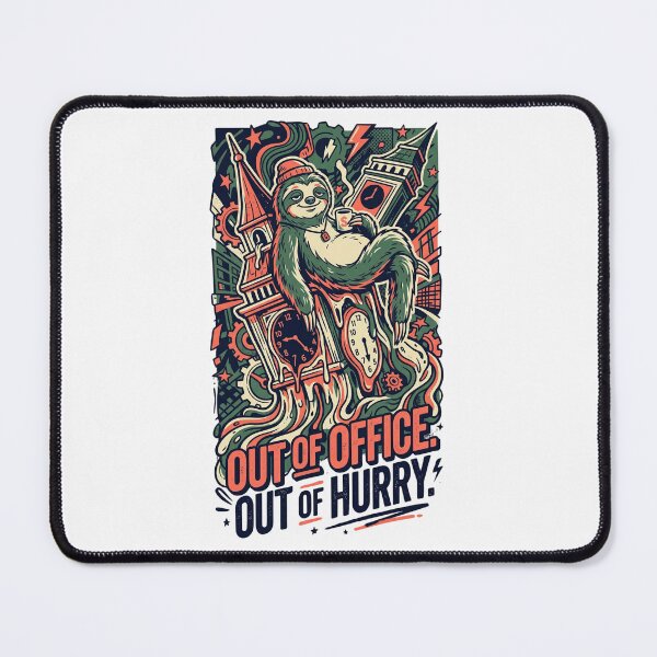 Item preview, Out of Office Out of Hurry Sloth – Funny Anti Work Chill Animal Design designed and sold by MoodFit2026.