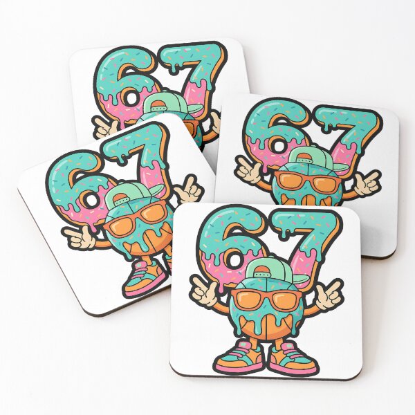 Item preview, Street Style Basketball 67 Donut Drip Character designed and sold by ArtDesignTp.
